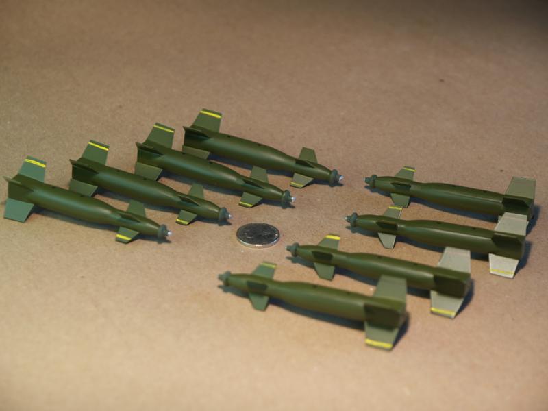 (image for) 3 ½in x 7/16in Makes 8 GBU-12 Bombs P/N 1037-16